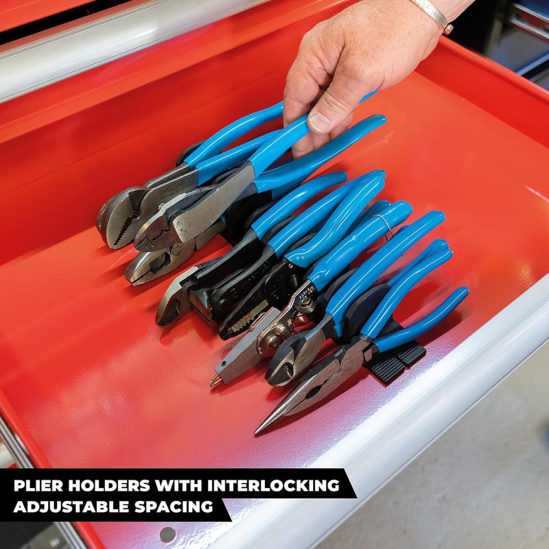 StealthMounts Tpe Drawer Hive Plier Holder, Black, 10 Pieces - Image 3